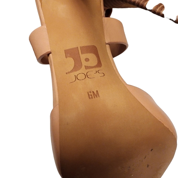 Joe's Jeans Pete Leather Heels Size 6 - Picture 9 of 13